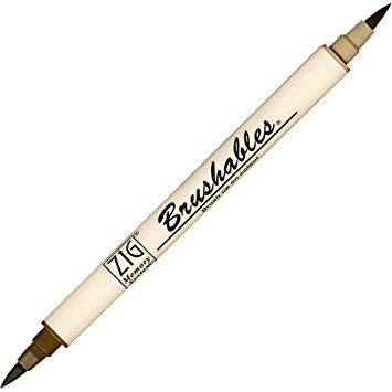 Zig Brushable Marker Pen - 065 Root Beer Float